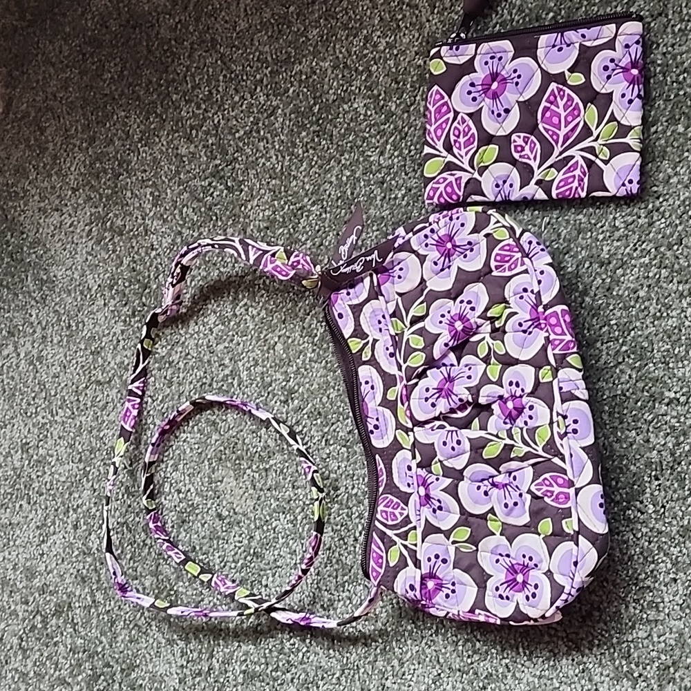 Vera Bradley purse and change purse.